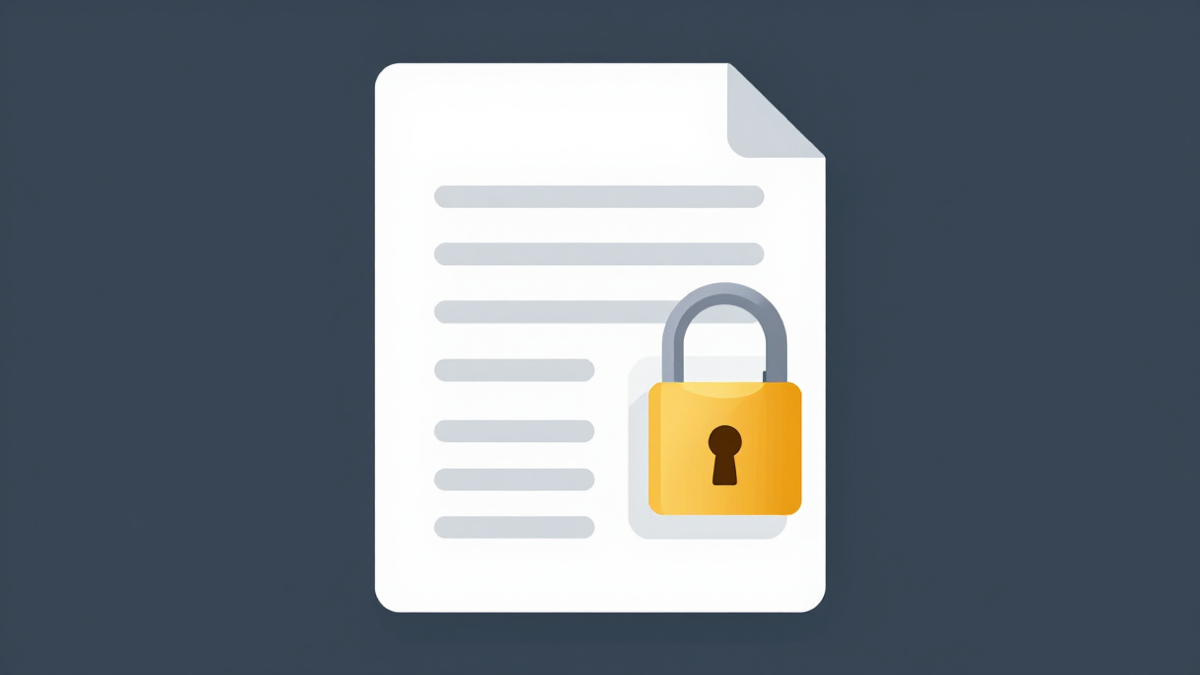 Unlocking a password-protected PDF document